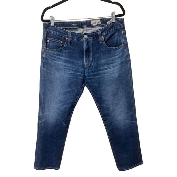 AG Adriano Goldschmied Tellis Modern Slim Straight Denim 360 Size 34R - Picture 1 of 13
